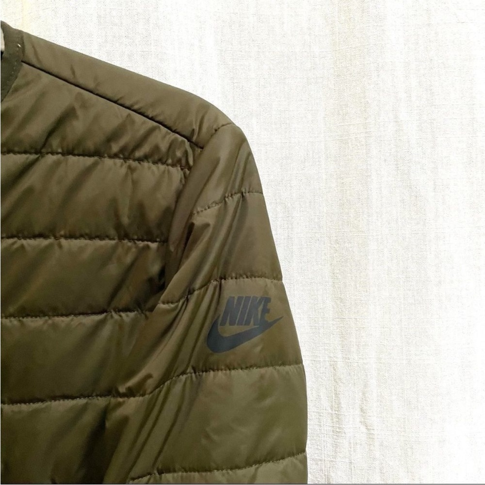 Nike Uptown Short Parka Baselayer PrimaLoft Green size smalll - Picture 12 of 13